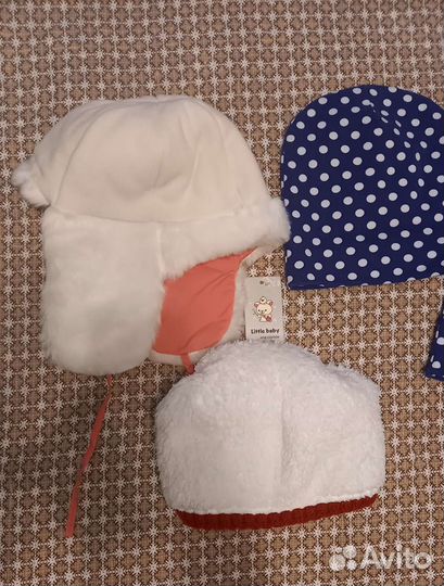 Шапки, перчатки 5-6лет