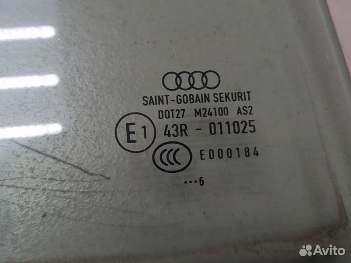 Стекло боковой двери Audi A4 (B9), 2016