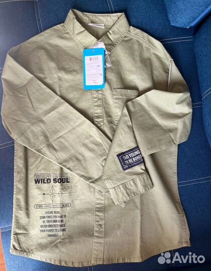 Рубашка на мальчика 158