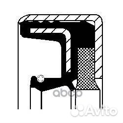 Сальник коленвала 55x80x11 12013176B Corteco