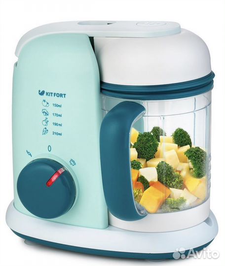 Пароварка блендер kitfort