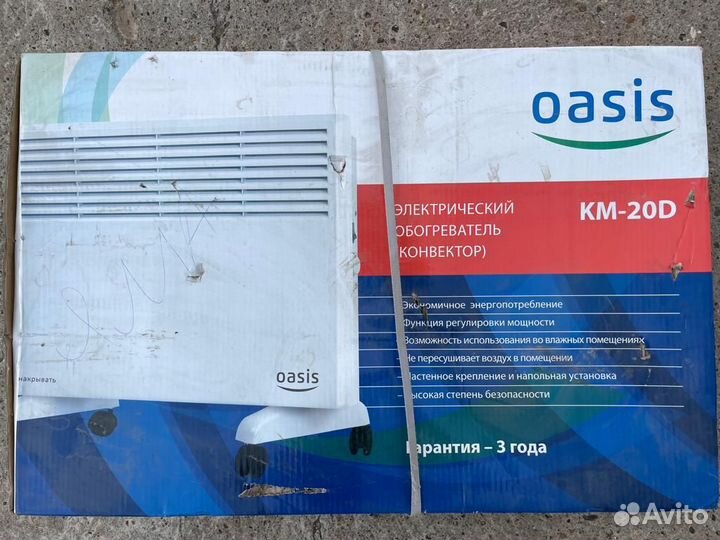 Электрический конвектор оазис