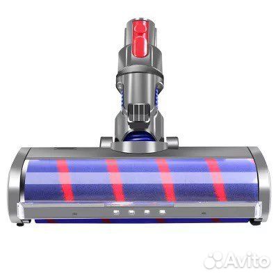 Насадка щётка Dyson V7 V8 V10 V11 Fluffy, LED