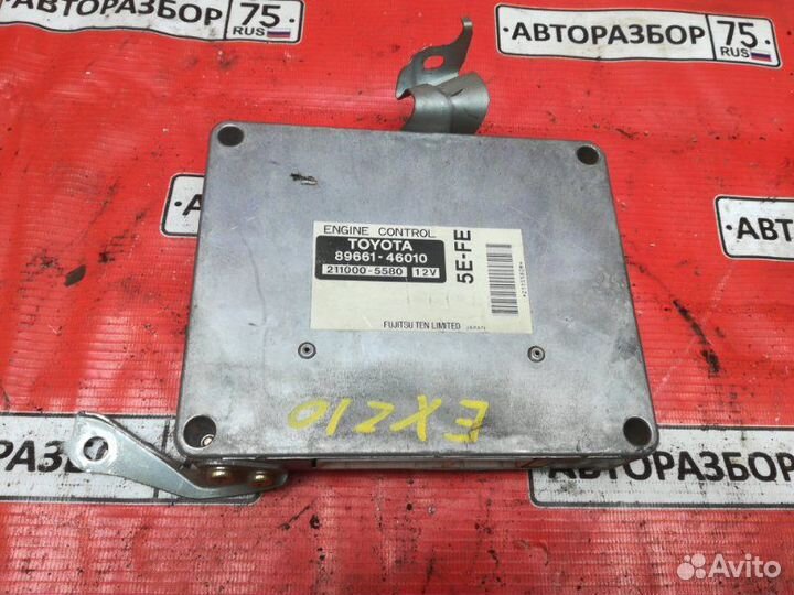 Блок управления двс Toyota Raum EXZ10 5EFE 1999