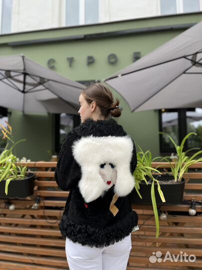 Дубленка натуральная овчина женская 44-46