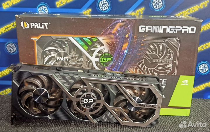 Видеокарта Palit GeForce RTX 3080 gamingpro OC 10G
