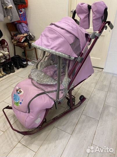 Коляска санки