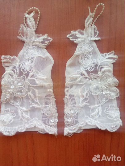 Перчатки свадебные