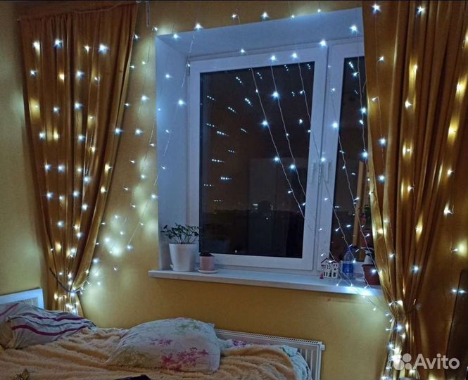 Гирлянда штора