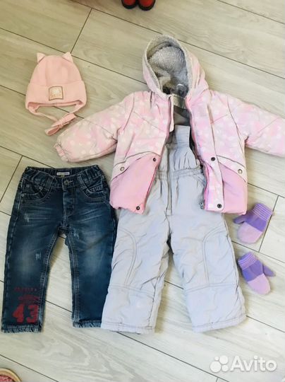 Пакет вещей на девочку на 2-3 года