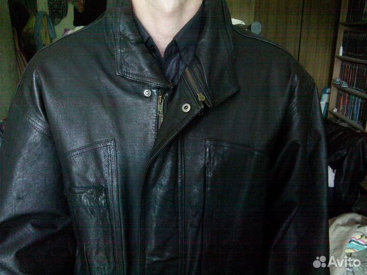 Новая муж.кожанная куртка Германия