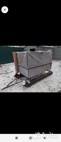 Сани к снегоходу