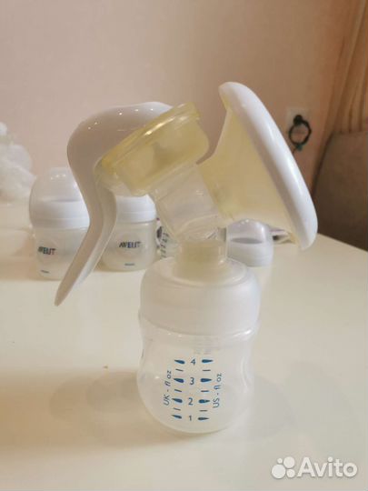 Молокоотсос avent и пакеты для молока