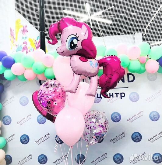 Воздушные шары, гендер-шар, коробка-сюрприз