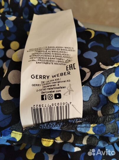 Батистовая блузка Gerry Weber