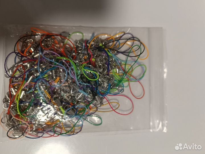 Веревки для брелка с карабином 100шт