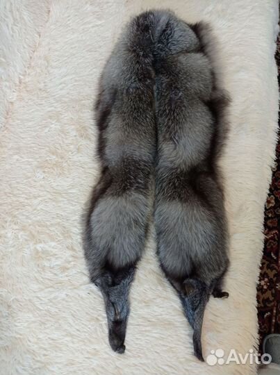 Меховой воротник песец