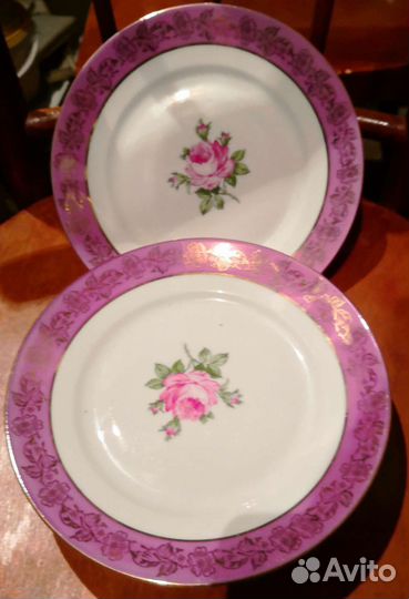 Тарелки фарфоровые Fortuna из ГДР 5шт