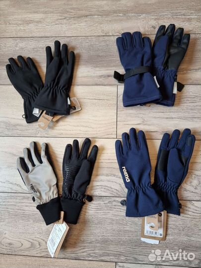 Шапки Reima, Lassie и перчатки softshell Reima