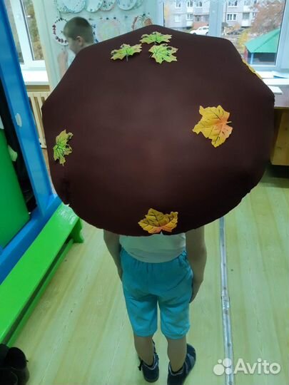 Шляпа гриба для осеннего утренника