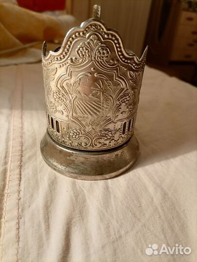 Подстаканник мельхиоровый СССР