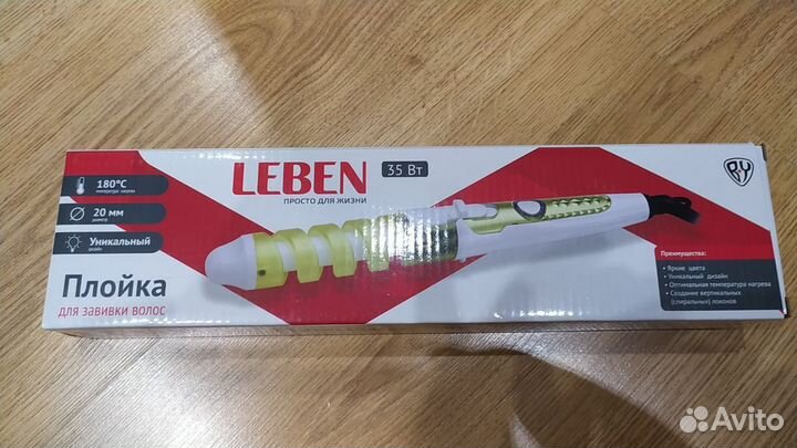 Плойка для завивки leben