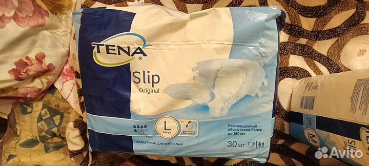 Памперсы Tena slip original размер (L)