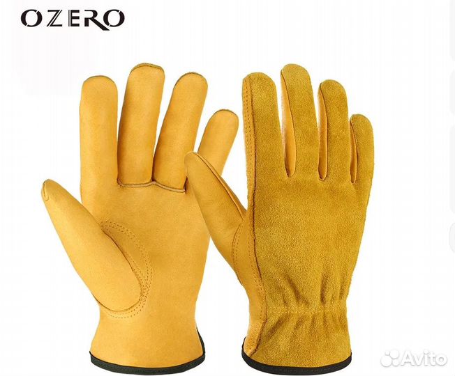 Новые натуральная кожа рабочие перчатки ozero