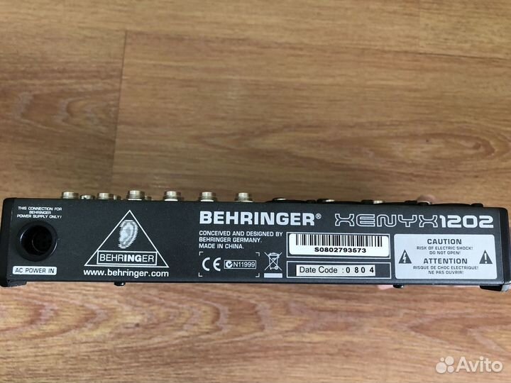 Микшер behringer xenyx 1202