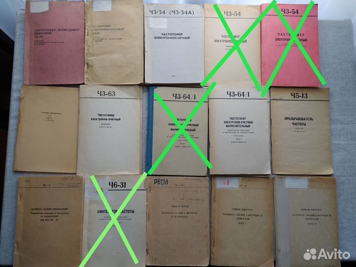 Книги к осциллографам генераторам и частотомерам