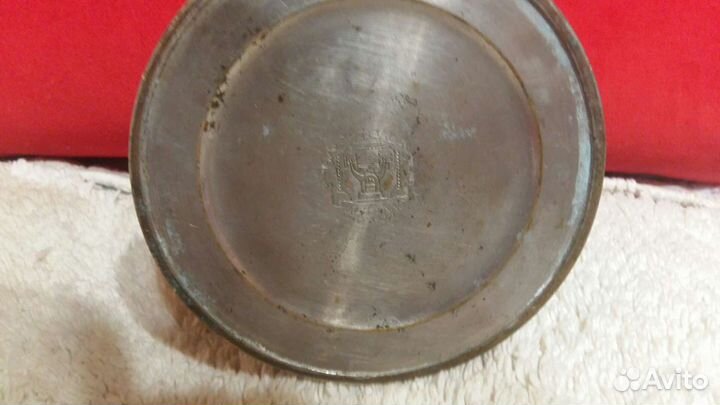 Старинная латуная кружка