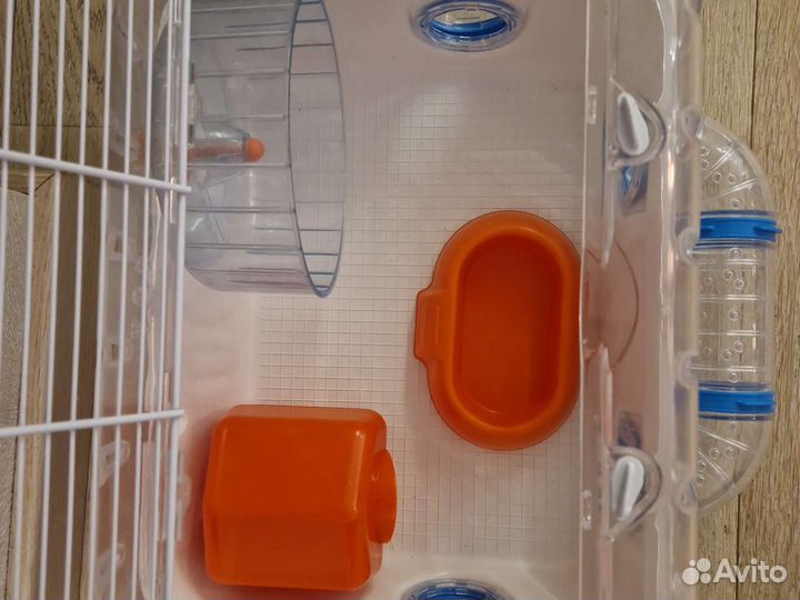 Клетка для хомяка пластиковая