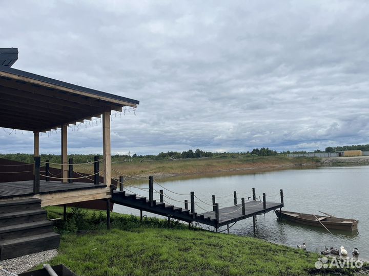 Аренда дома с баней у озера
