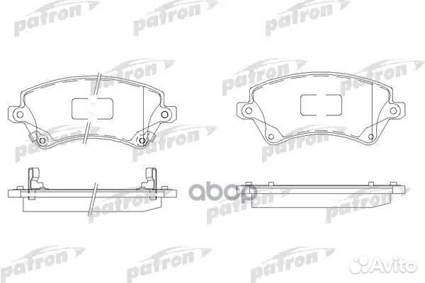 Колодки тормозные дисковые передн toyota: corol