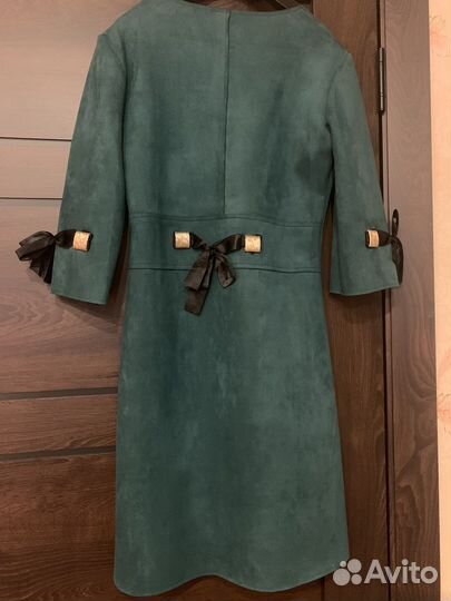 Платье замшевое