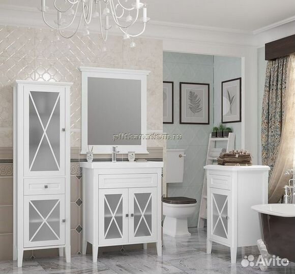 Opadiris Палермо 00-00006726 Зеркало белое