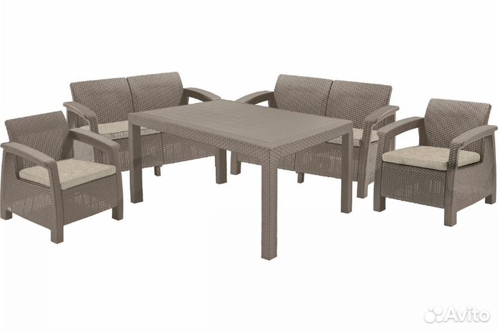 Комплект мебели Keter Corfu fiesta set кап 227586