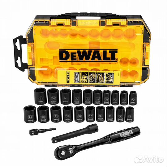 Набор торцевых головок dewalt dwmt74739