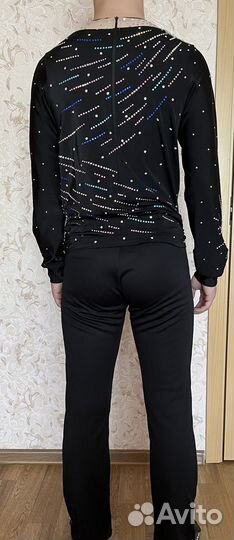 Костюм рубашка для фигурного катания рост 158-164