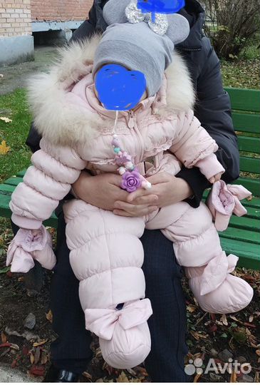 Комбензион зимний для девочки