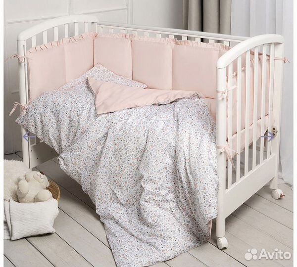 Бортики в кроватку постельное белье