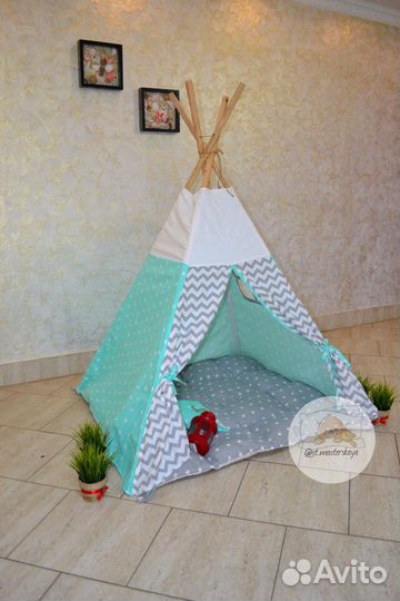 Детские палатки, вигвамы ручной работы