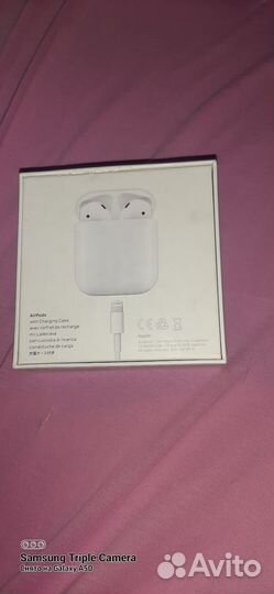 Коробка от наушников apple