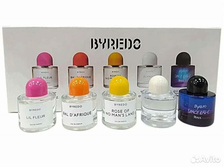 Byredo набор парфюма подарочный 5 штук по 10ml