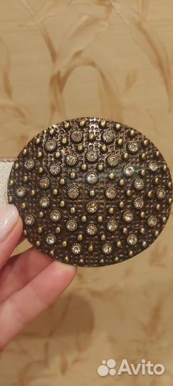 Ремень женский кожаный широкий