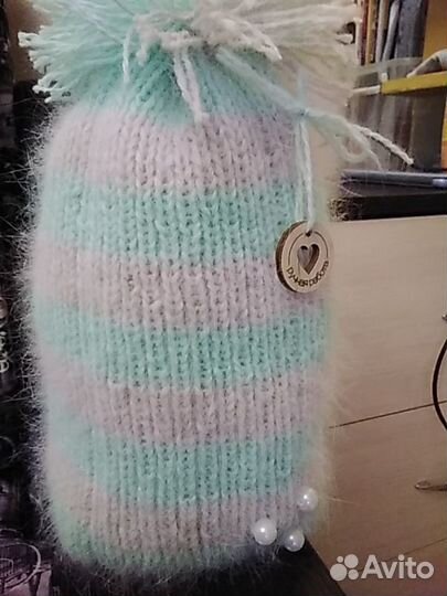 Шапка женская вязаная ручная работа