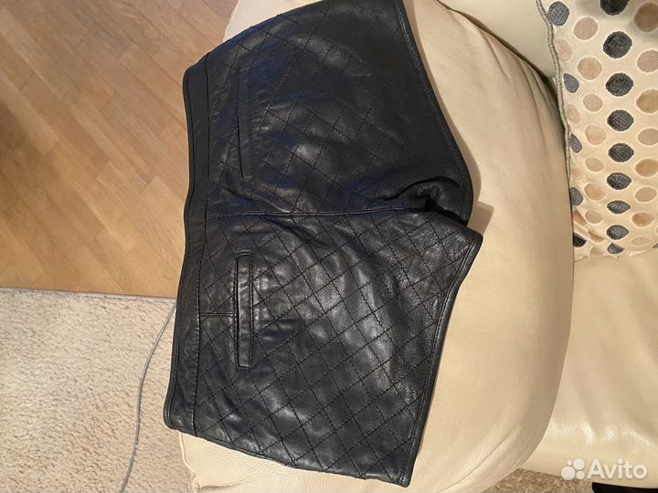 Шорты из натуральной кожи Pepe jeans винтаж