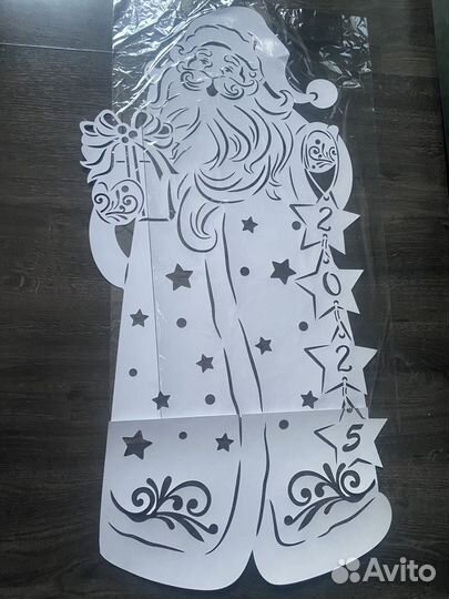 Новогодние украшения на окна