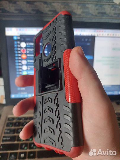 Чехол для Хонор 9а, жесткий, с подставкой