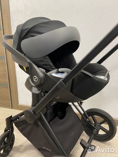Коляска cybex priam 3 в 1 + лыжи